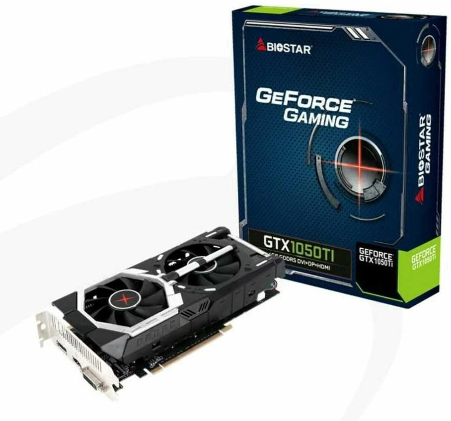 Vaizdo plokštė Biostar NVIDIA GeForce GTX 1050 Ti 4 GB GDDR5