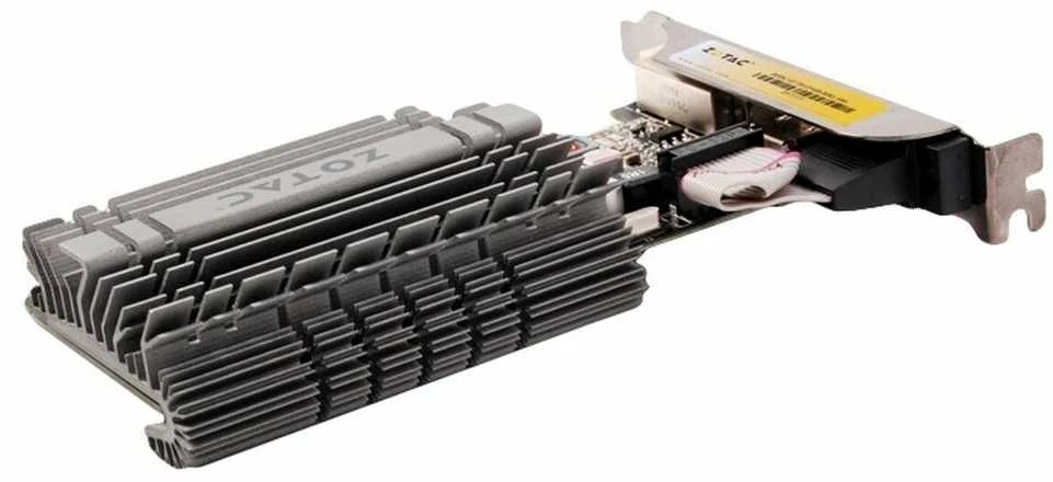 ZOTAC GeForce GT 730 ZONE Edition žemo profilio vaizdo plokštė, 4 GB DDR3 (64 bitų), HDMI, DVI, VGA