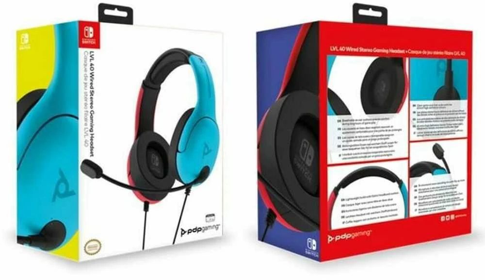 PDP LVL40 laidinės ausinės Nintendo Switch | 3.5mm