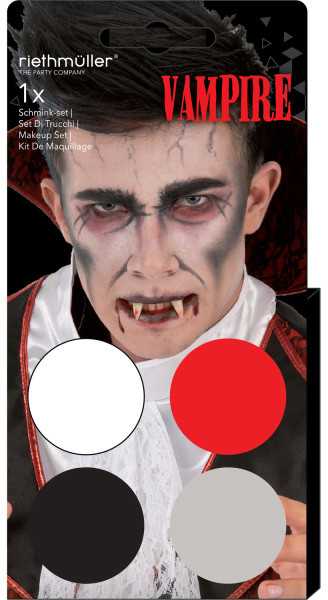 Akson Veido dažymas vampyru Drakula dažais + teptuku