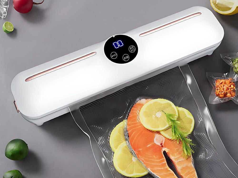 Maisto vakuumavimo aparatas su 10 maišelių, 120W