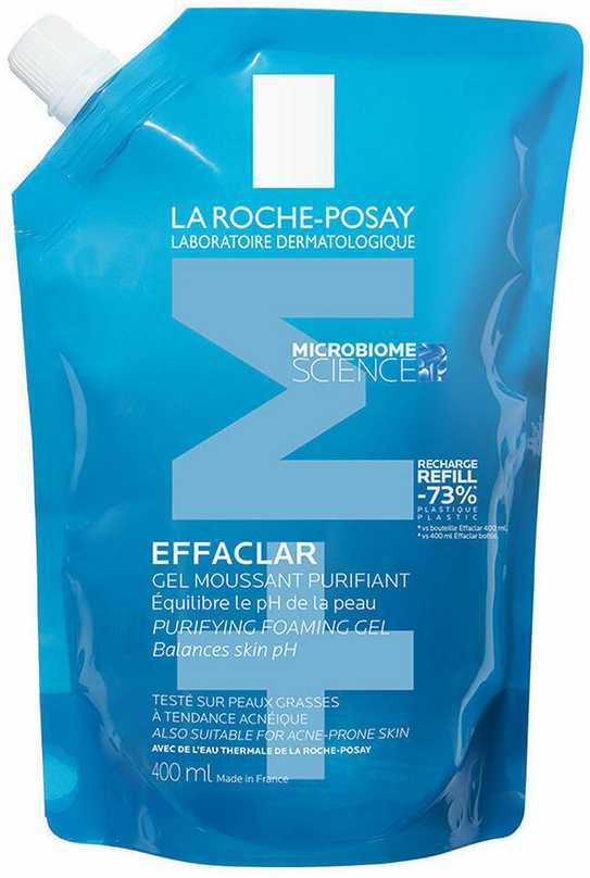 La Roche Posay Effaclar Gel Moussant Refill, 400 ml