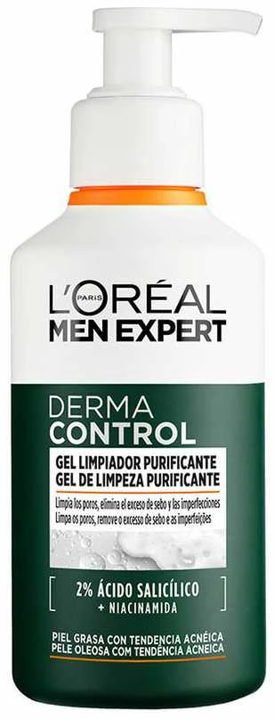 L'Oreal MEN EXPERT DERMA CONTROL purifying cleansing gel 260 ml