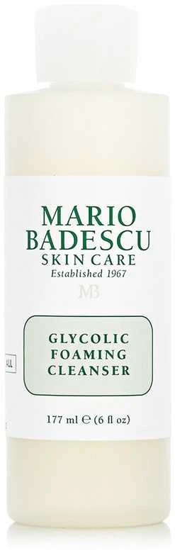 Mario Badescu Glycolic Foaming Valiklis putojantis valiklis su glikolio rūgštimi, 177 ml