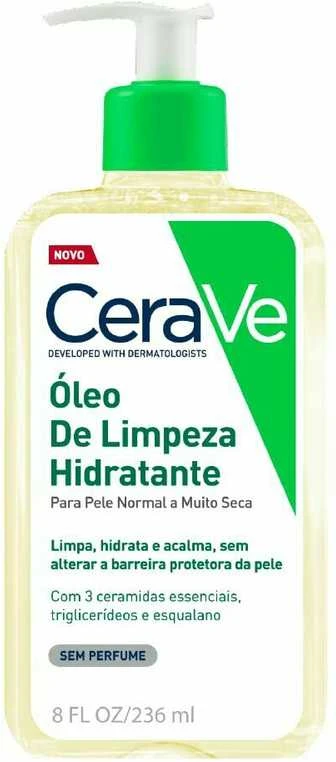 Drėkinamasis putojantis prausimosi aliejus Cerave Hydrating Foaming Oil, 236 ml
