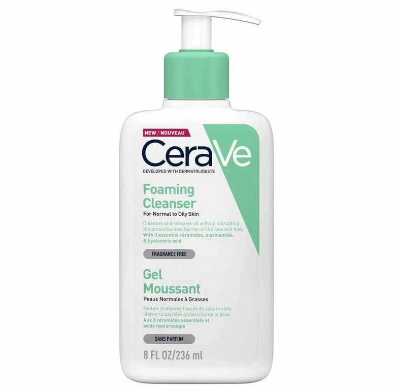 Drėkinamasis putojantis prausimosi aliejus Cerave Hydrating Foaming Oil, 236 ml