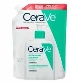 CeraVe Foaming Valiklis Refill veido prausiklio normaliai / riebiai odai papildymas, 473 ml