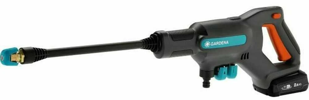 Gardena Vidutinio slėgio akumuliatorinė plovykla „AquaClean 24 / 18V P4A“, paruošta naudoti, 14800-20