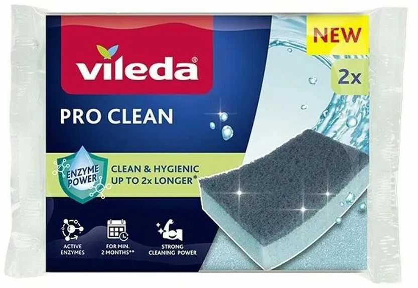 Vileda Pro Clean fermentiniai šveitikliai, 2 vnt.