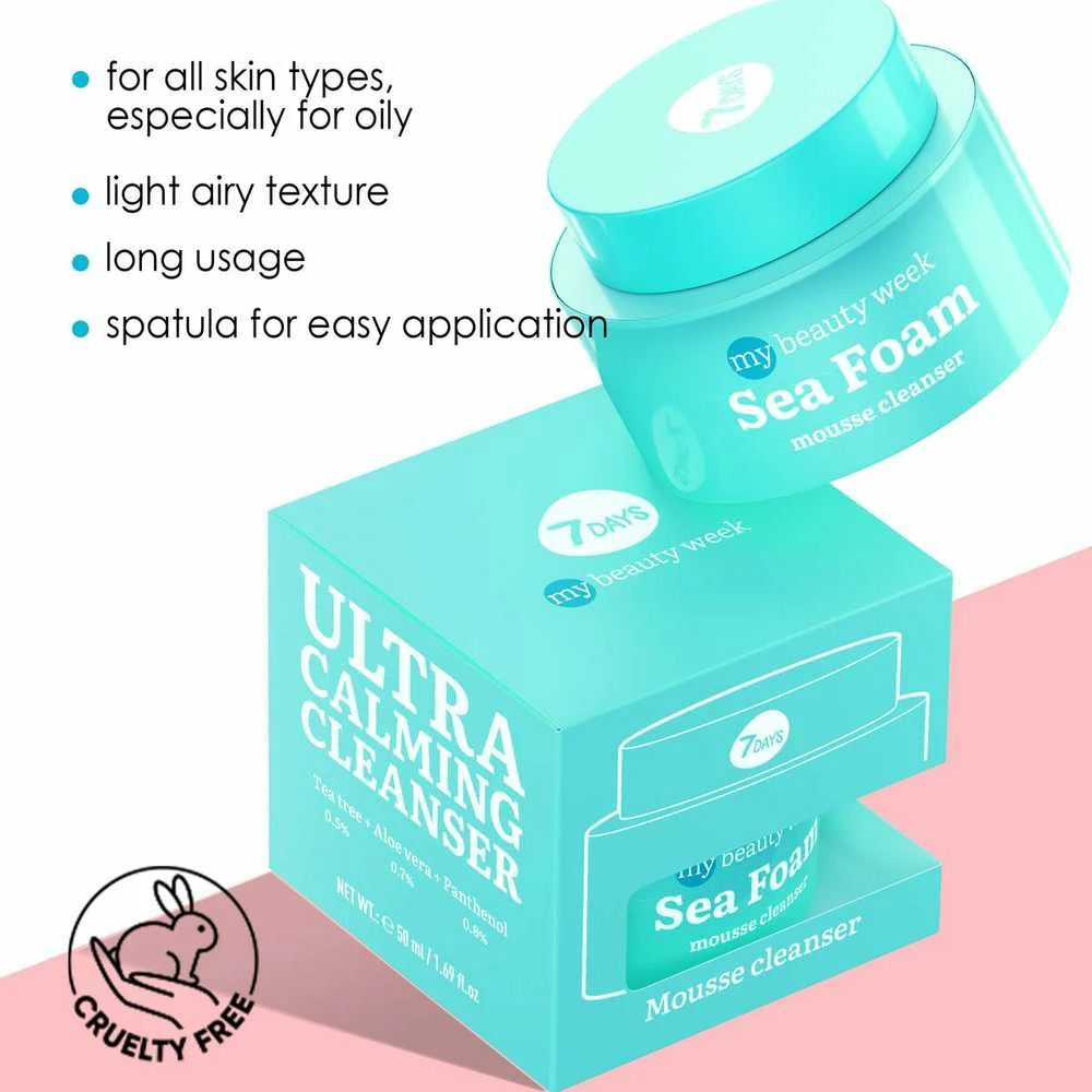 7Days 7 DAYS My Beauty Week veido prausimosi putos Sea Foam, 50 ml