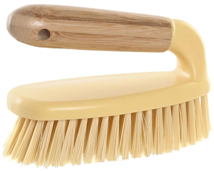 Valymo šepetėlis DKD Home Decor Natūralus Bambukas PE