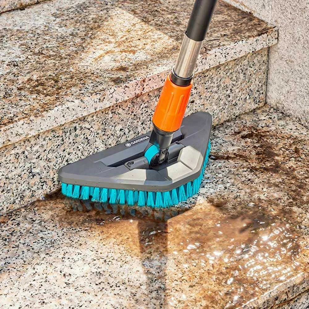 Gardena "Cleansystem" plovimo šepetys "Hard Flex" didesniems, atspariems subraižymui paviršiams