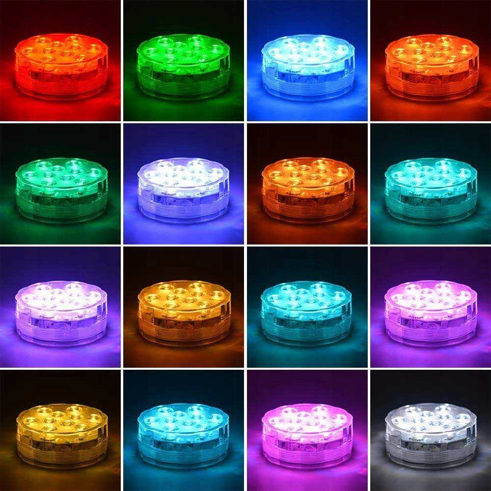Povandeninis šviestuvas baseinui su 10 LED, RGB, IP68