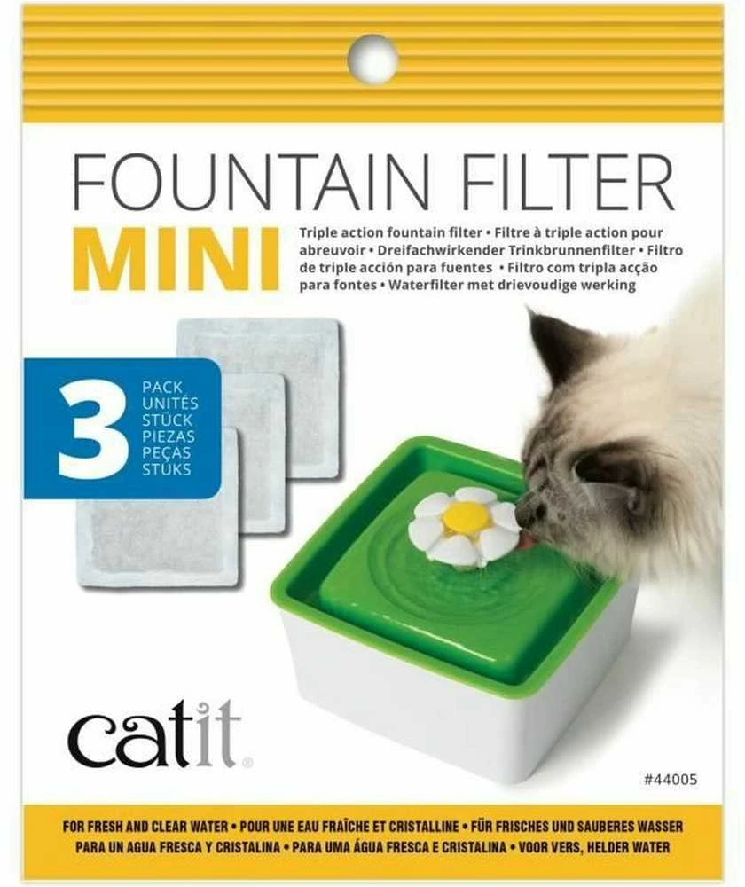 Catit - vandens minkštinimo filtras-gėlių fontanas - 1,5 l, 3 vnt.