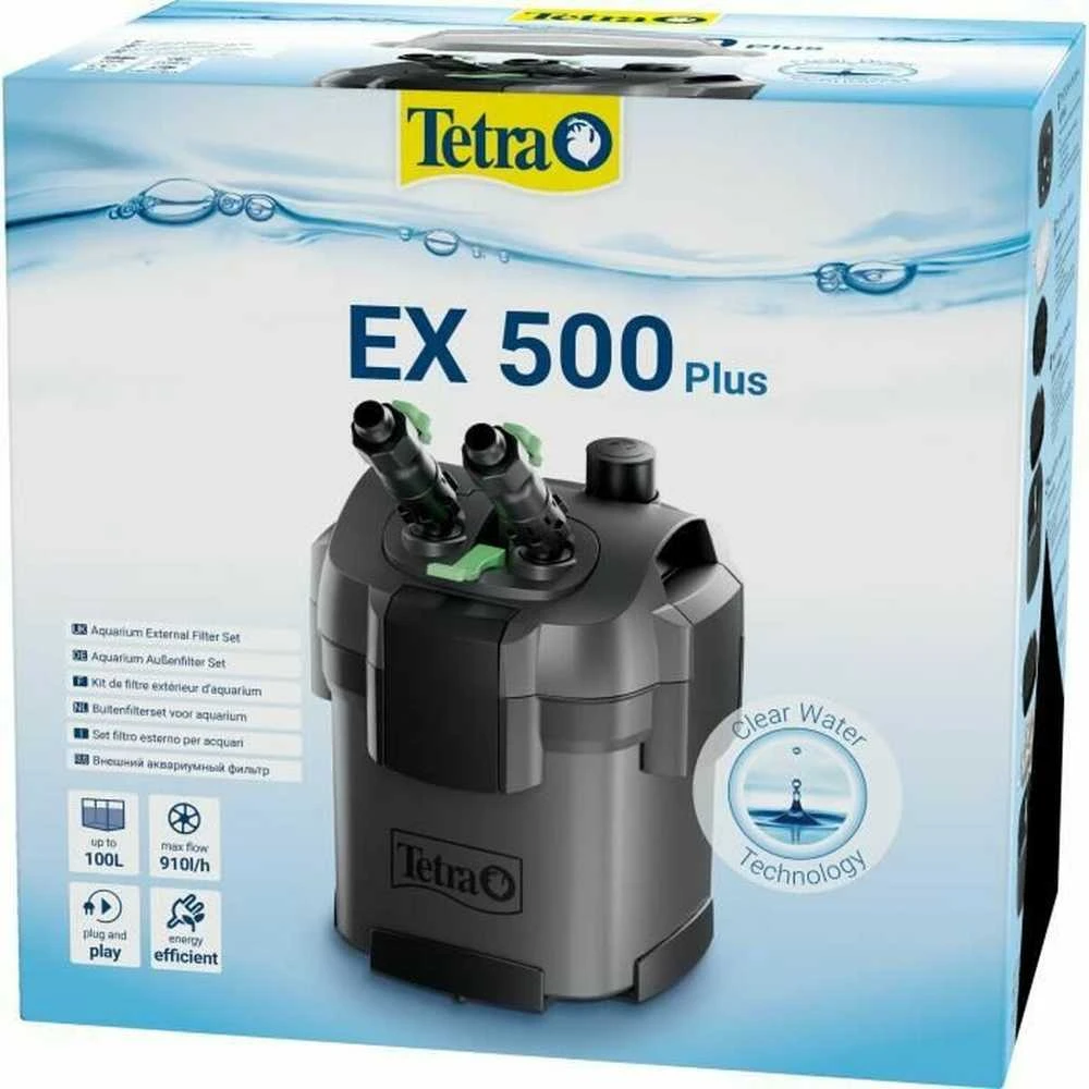 „Tetra EX 500 Plus“ – išorinis filtras akvariumams, kurių talpa mažesnė nei 100 litrų