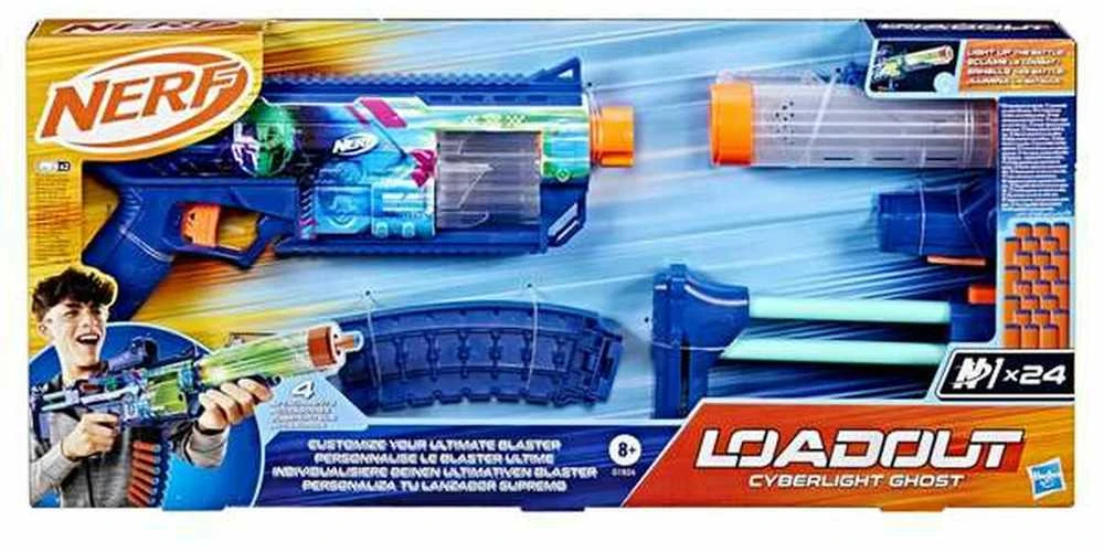 Žaislinis šautuvas Nerf Loadout Blaster Cyberlight Ghost