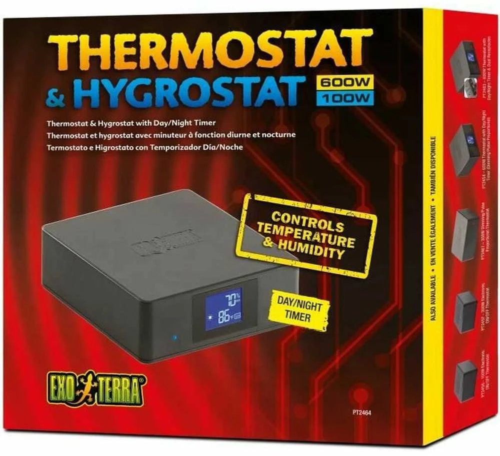 Exoterra Exo Terra - Termostatas/Higrostatas 600W/100W - (225.0060)