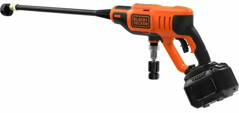 Black & Decker Juodas & Decker Aukšto slėgio plovykla akumuliatorinė 18V Juodas & Decker [BCPC18D1-QW] 2Ah, Li-Ion