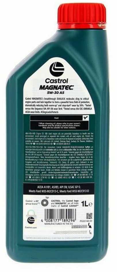 Castrol Alyva Magnatec 5W-30 A5 sintetinė varikliams 1 L