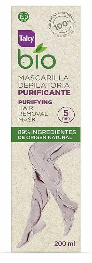 Taky Bio valomoji plaukų šalinimo kaukė, 200 ml pakuotė