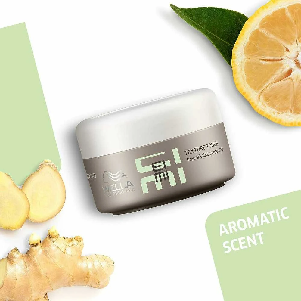 Formuojamasis matinis plaukų molis Wella Eimi Texture Touch (2) 75 ml