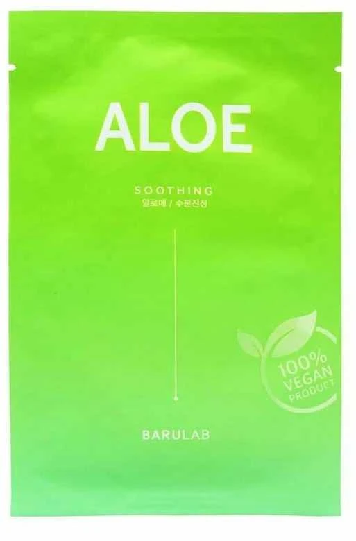 Barulab Aloe Soothing Face Mask raminanti lakštinė veido kaukė, 23 g