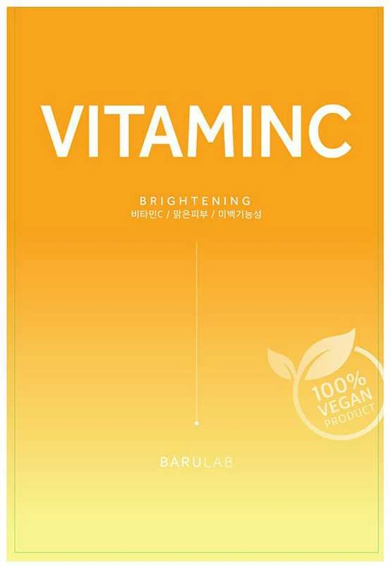 Barulab Vitamin C Brightening The Clean skaistinamoji veido kaukė, 23 g