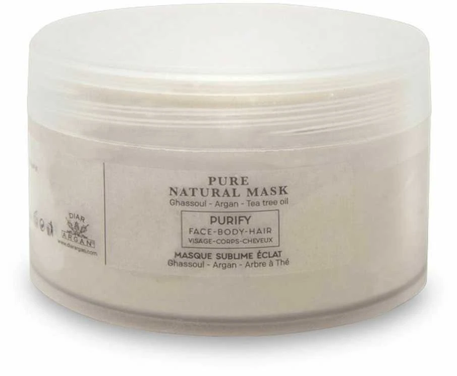Diar Argan NATURAL MASK pure argan oil and ghassoul 200 ml