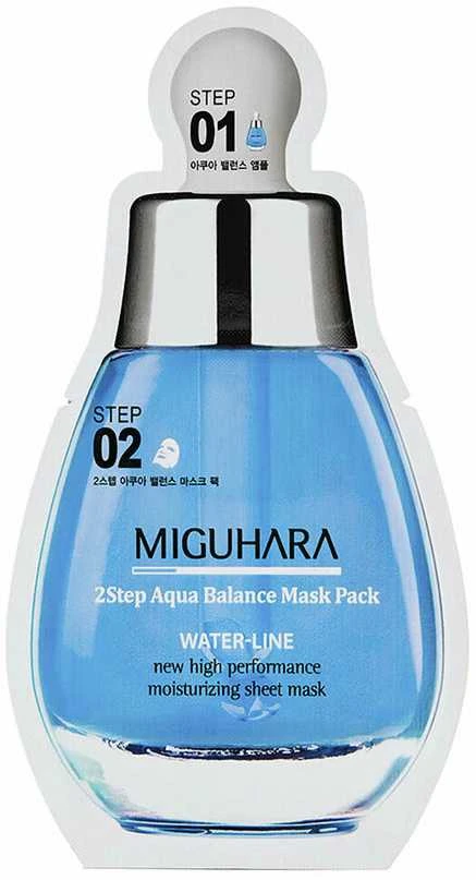 Miguhara 2 STEP AQUA BALANCE MASK PACK 2 u