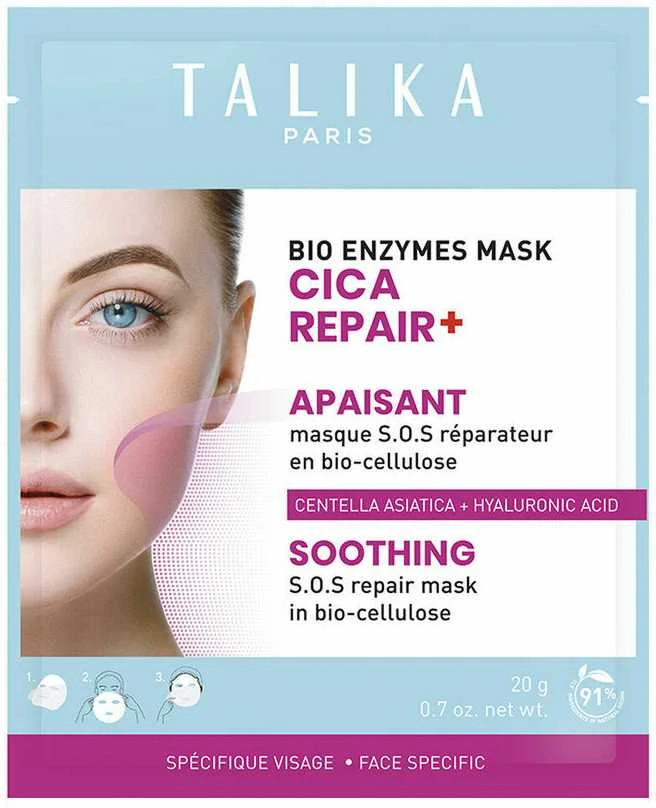 Talika - Bio Enzymes CICA atkuriamoji ir raminamoji kaukė