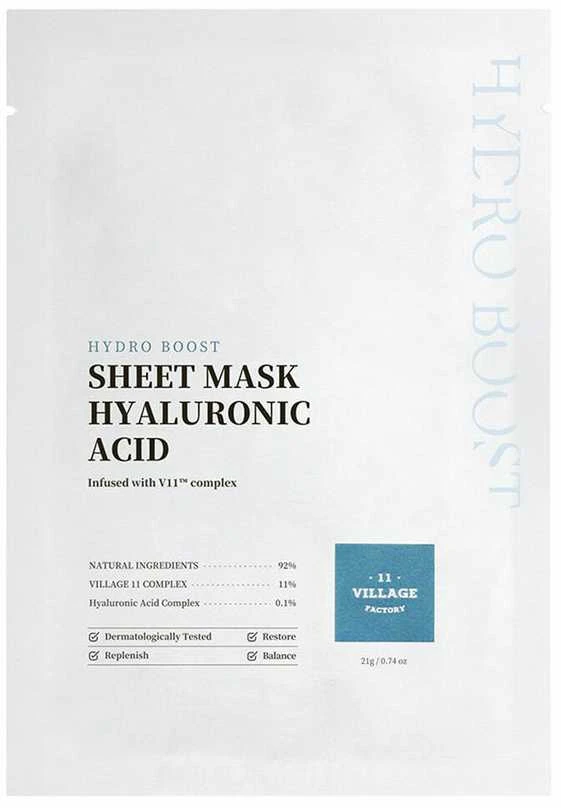 Village 11 Factory Village 11 HYDRO BOOST sheet mask hyaluronic acid 23 gr