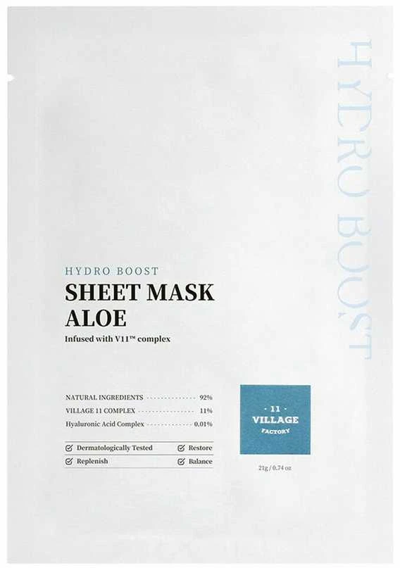 Village 11 Factory Village 11 HYDRO BOOST sheet mask aloe 21 gr