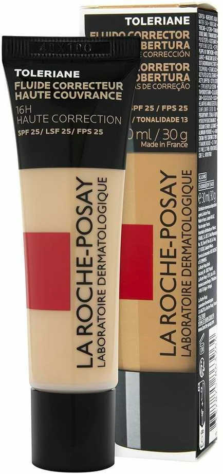 La Roche-Posay Toleriane Teint Fluid SPF 25 makiažo pagrindas, atspalvis: N13, 30 ml