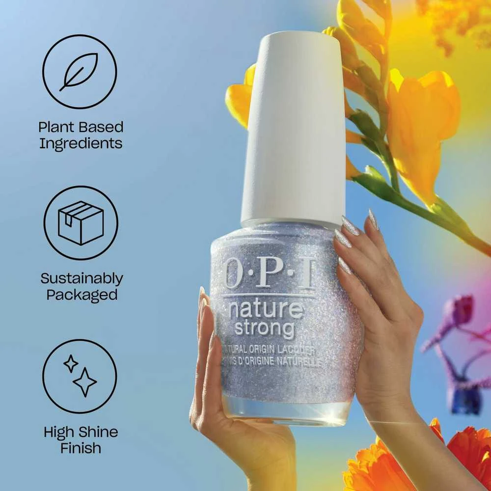 OPI Nature Strong Nagų lakas nagų lakas, atspalvis: NAT 015 Intentions Are Rose Gold, 15 ml