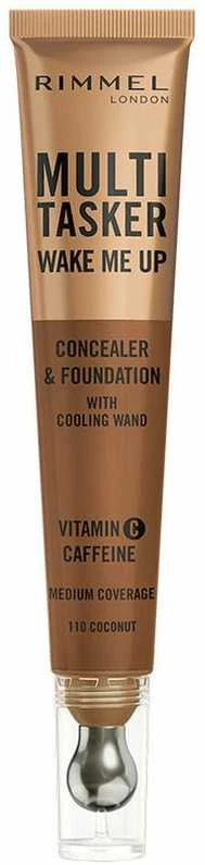 Rimmel London Multitasker Wake Me Up Warm Coconut maskavimo priemonė ir makiažo pagrindas, 20 ml