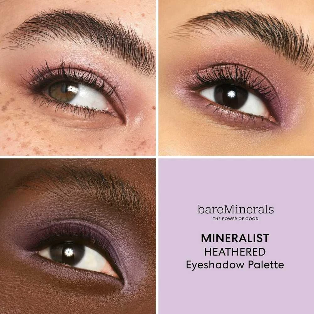 Bare Minerals Bareminerals Mineralist Eyeshadow Palette akių šešėlių paletė, atspalvis: Heathered, 7,8 g