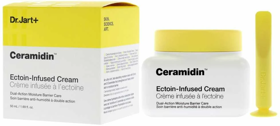 Dr. Jart+ Ceramidin Ectoin-Infused Kreminis drėkinamasis veido kremas su keramidais, 50 ml