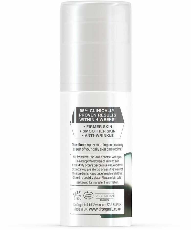 Dr.Organic Dr. organic PRO COLLAGEN+ juodas pearl antiaging cream 50 ml