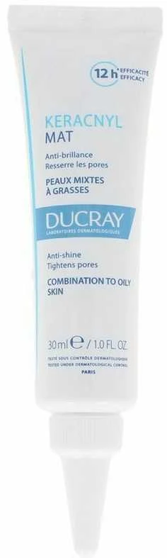 Ducray Keracnyl matinio efekto veido kremas 30ml