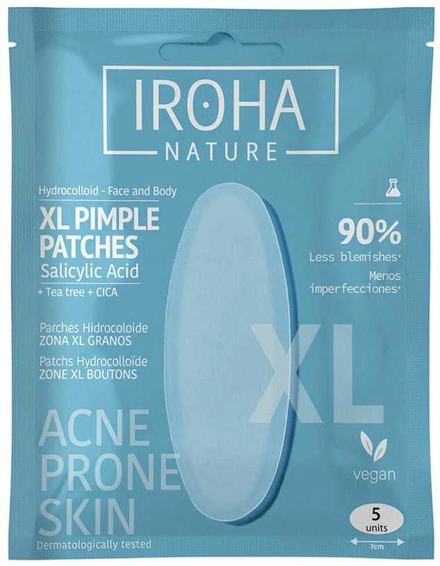 Iroha ACNE PRONE SKIN hidrokoloidinės pleistrys XL 5 vnt.