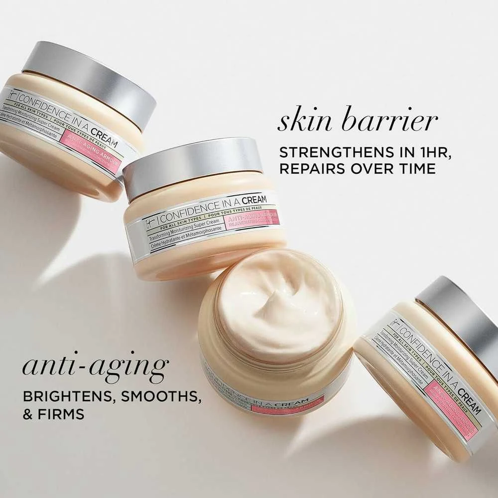 IT Cosmetics Confidence In A Kreminis Anti-Aging drėkinantis ir senėjimą stabdantis kremas veidui, 60 ml