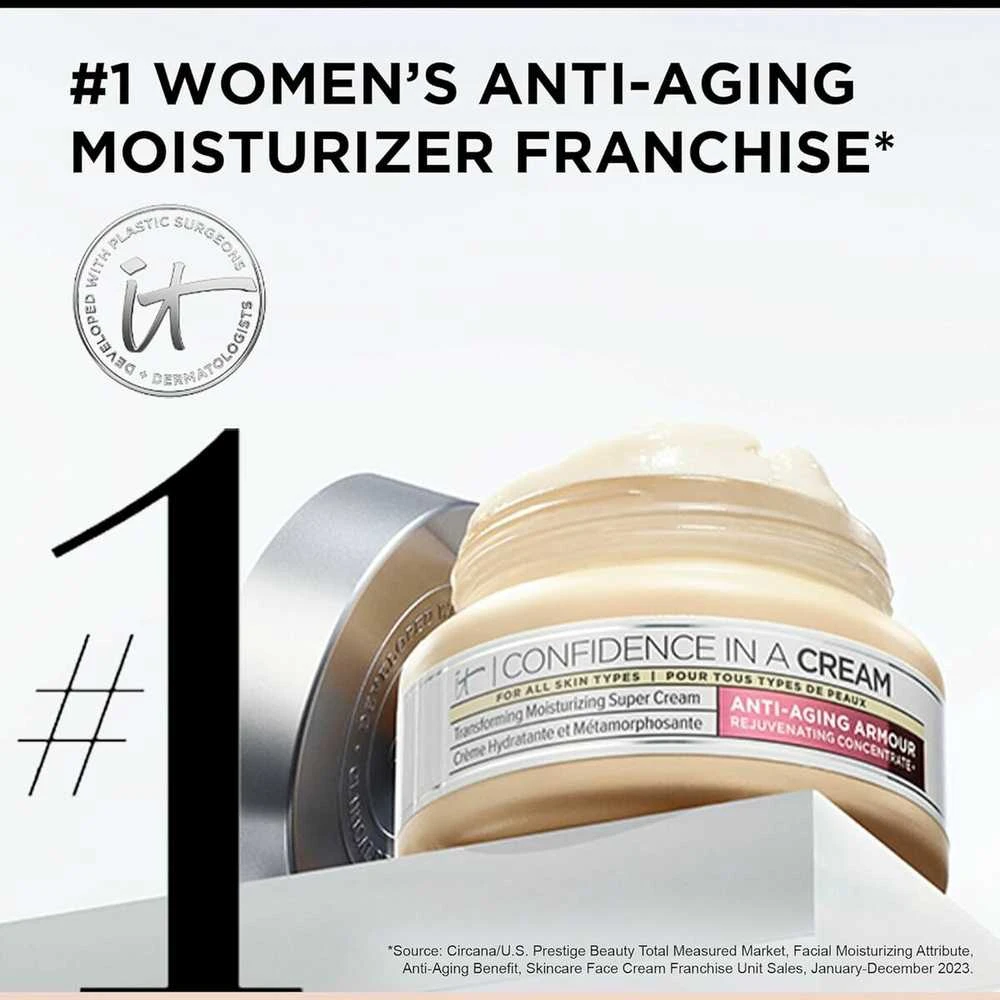 IT Cosmetics Confidence In A Kreminis Anti-Aging drėkinantis ir senėjimą stabdantis kremas veidui, 60 ml