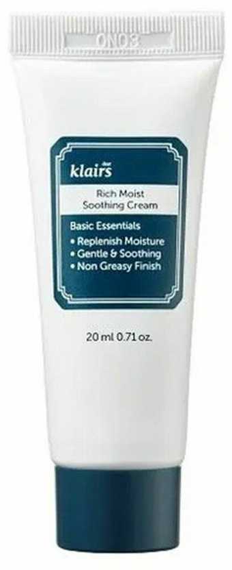 Klairs Rich Moist Shooting Kreminis, 20 ml