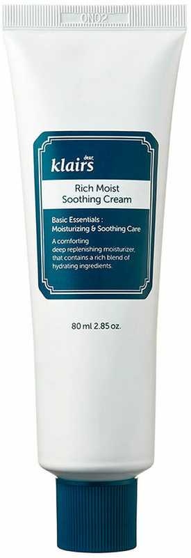 Klairs Rich Moist Shooting Kreminis raminantis ir drėkinantis veido kremas, 80 ml