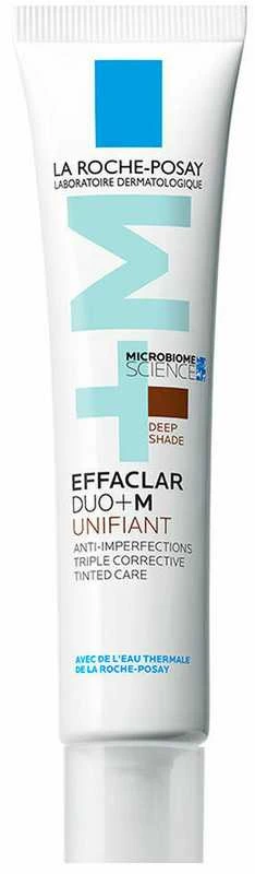 La Roche-Posay LRP Effaclar Duo+M Color Treatment odos atspalvį koreguojantis kremas su atspalviu, atspalvis: Deep, 40 ml