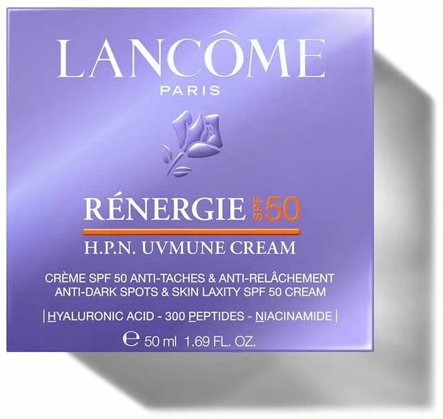 Lancome Renergie H.P.N. UVMUNE SPF50 senėjimą stabdantis kremas nuo spalvos pakitimų 50 ml