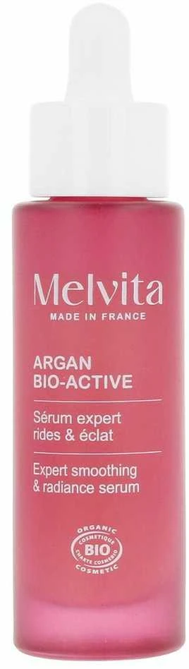 „Melvita“ skaistinamasis ir lyginamasis odos serumas „Argan Bio-Active“ (eksperto lygio lyginamasis ir spindintis serumas), 30 ml