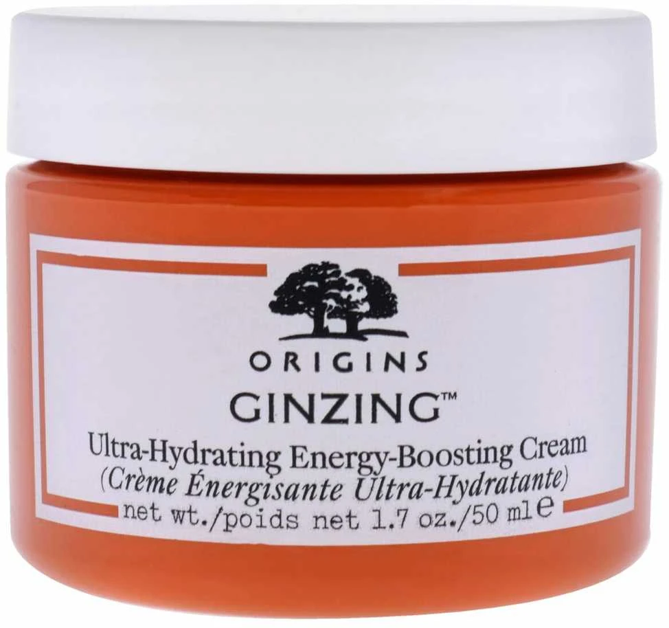 Origins Ginzing Energizing Rich Kreminis gaivinamasis drėkinamasis kremas sausai odai, 50 ml