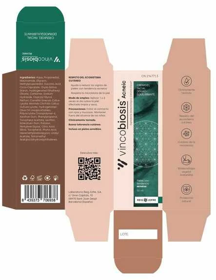 VINCOBIOSIS ACNEIC dermobalancing facial creamgel 50 ml