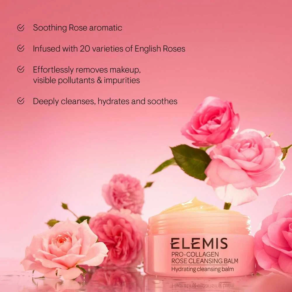 Elemis Pro-Collagen Rose Cleansing Balm valomasis balzamas veidui, 100 g